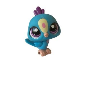 Littlest Pet Shop #1678 special Peacock bird Lps